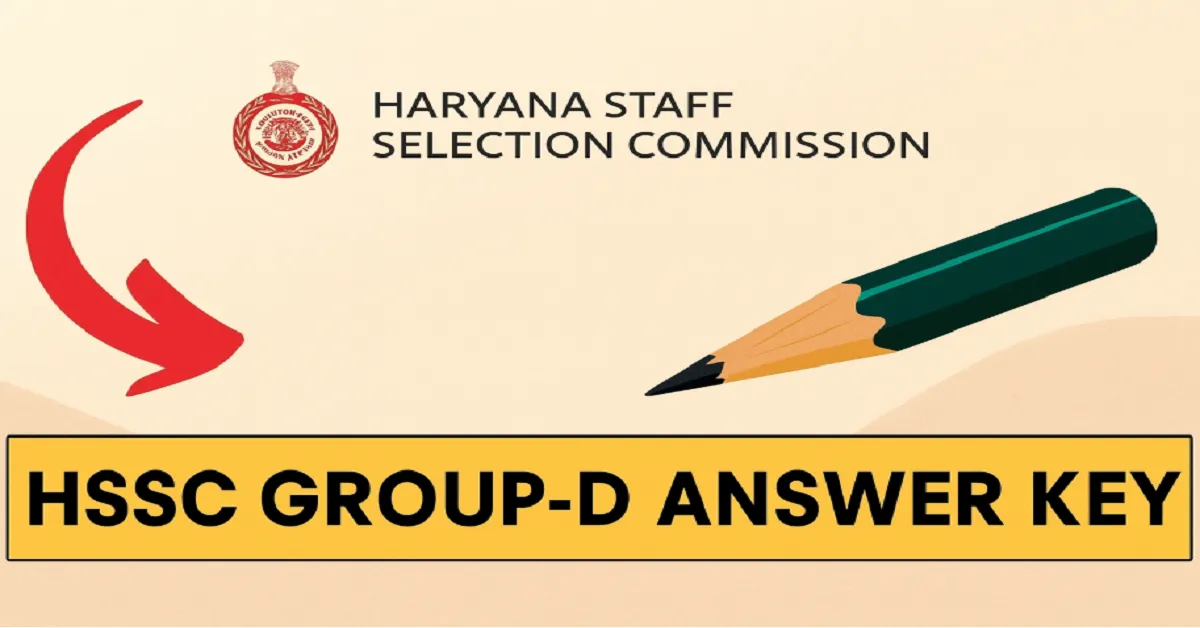 Haryana CET Group D Answer Key