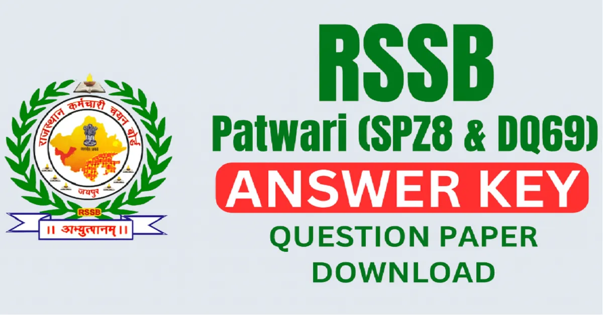 Rajasthan RSSB Patwari Answer Key