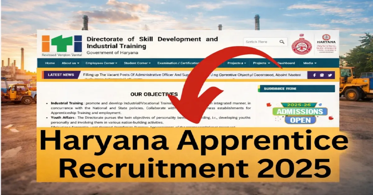 Haryana Apprentice Recruitment