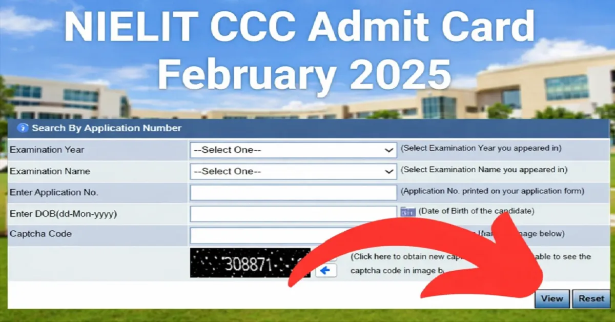NIELIT CCC Admit Card
