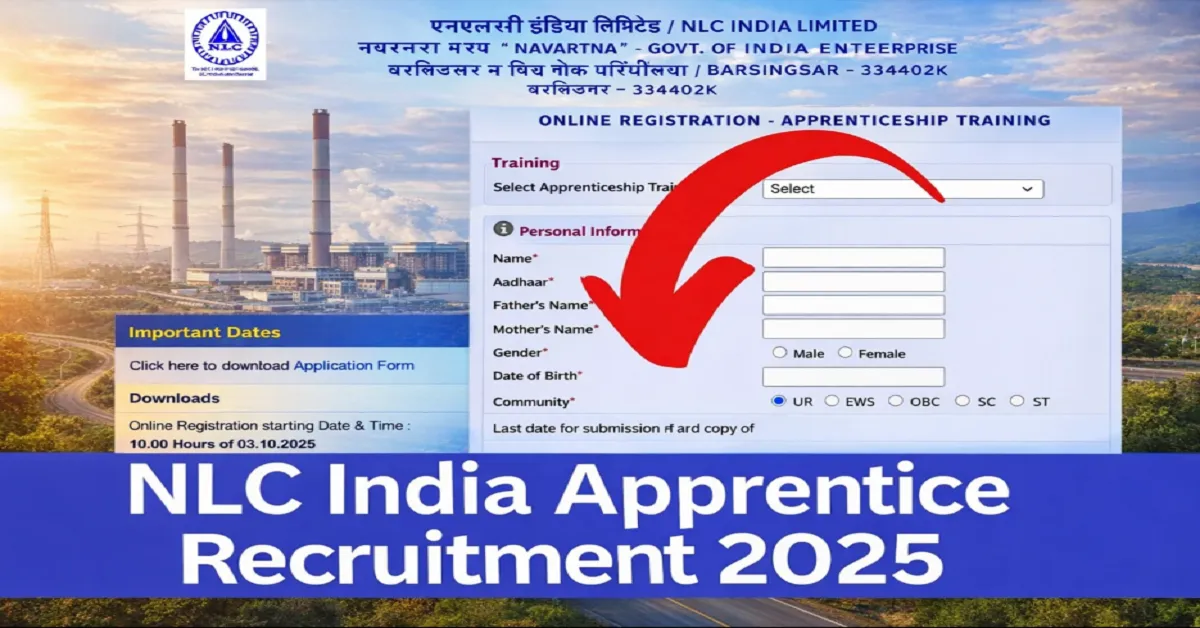 NLC India Apprentice Recruitment