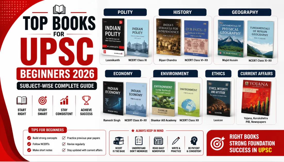 Books for UPSC Beginners