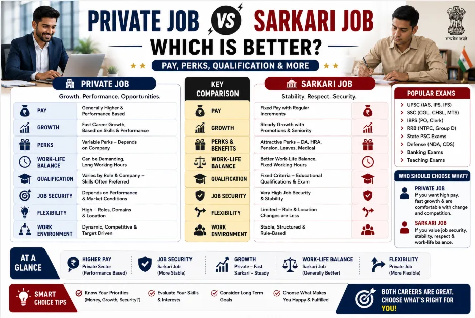 Private Job vs Sarkari Job